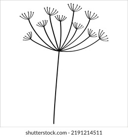 Una rama con una hoja sobre un fondo blanco. Diseño de ilustración vectorial. Una simple ilustración de una rama con una hoja. 