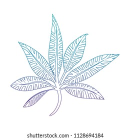 branch with leafs ecology icon