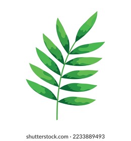 ramificación con el icono verde de los folletos