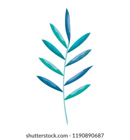 branch with leafs icon