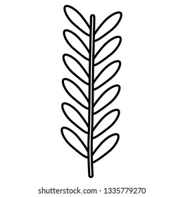 branch with leafs icon