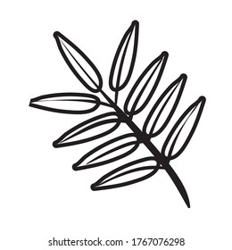 bifurcación con folletos estilo de línea icono ilustración vectorial