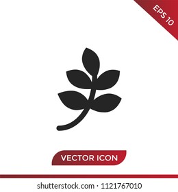 Branch and leaves icon