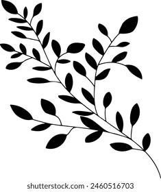 branch with leaves,set of green leaves,leaf, plant, nature, vector, pattern, tree, green, leaves, illustration, flower, floral, design, seamless, branch, spring, decoration, natural, eco, symbol, set,
