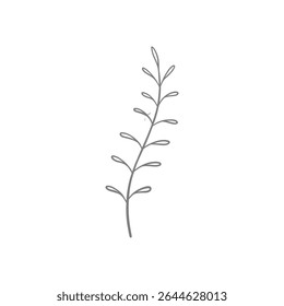 branch line art illustration for decoration