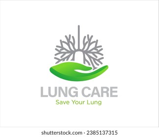 branch lungs hand care logo designs for medical and consult service