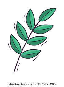 icono de naturaleza de sucursal aislado