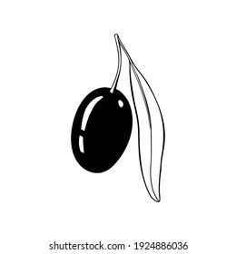 オリーブの枝 白黒の輪郭シルエット ベクターイラスト のベクター画像素材 ロイヤリティフリー Shutterstock