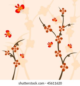 Branch of plant