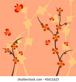 Branch of plant