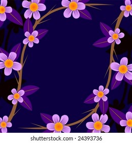 Branch of a plant, the Japanese style, background