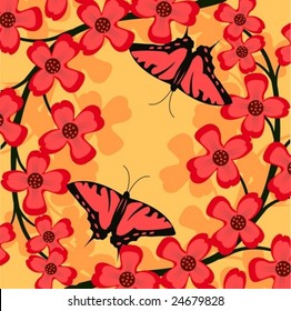 蝶 和柄 のイラスト素材 画像 ベクター画像 Shutterstock