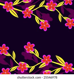 Branch of a plant, the Japanese style, background