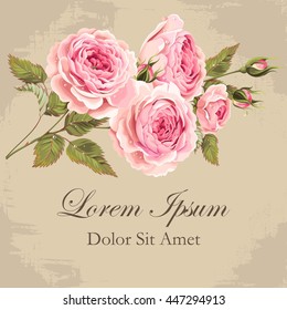 Branch of roses