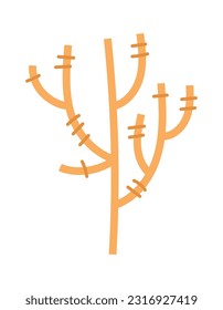 Branch Of Seaweed Vector Illustration