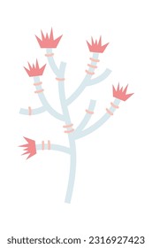 Ilustración De La Rama Del Vector De Algas Marinas