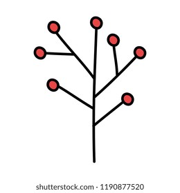 branch with seeds icon