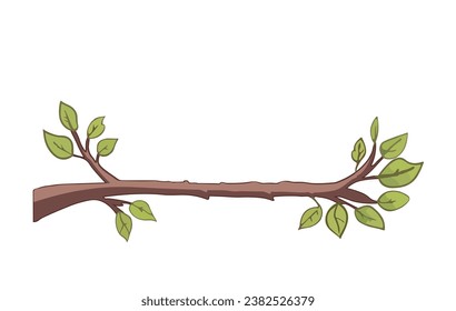 branch of a tree with leaves