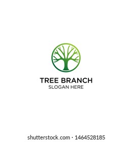 branch of tree logo templates