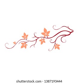 branch tree vector illustration summer clipart autumn clipart nature forest 