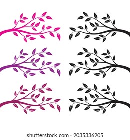 branch tree vector illustration summer clipart autumn clipart nature forest