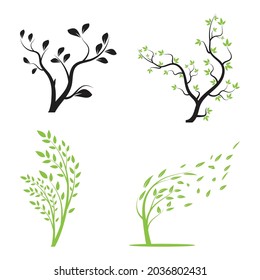 Zweigbaum-Vektorgrafik-Sommerclip Kunstwerk Herbstklammer Naturwald