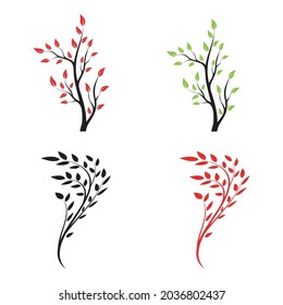 branch tree vector illustration summer clipart autumn clipart nature forest