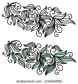 Branch. Vector illustration