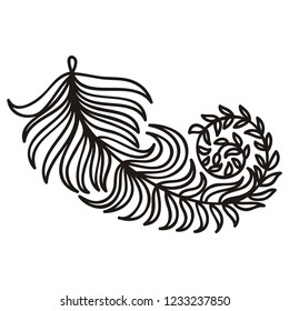Branch. Vector illustration