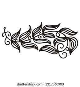 Branch. Vector illustration