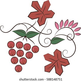 Branch of Viburnum