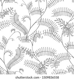 Branch of wild plant Vicia cracca. Tufted Vetch or Vicia cracca, vintage engraved illustration. Botanical illustration. Good for cosmetics, medicine, treating, aromatherapy, nursing, package design