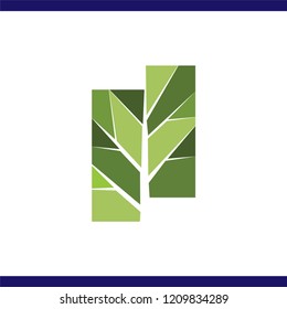 branches abstract leaf logo vector element. branches logo template
