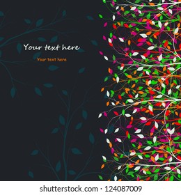 branches background, vector