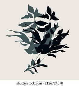 Branches in a concise, minimalist style
