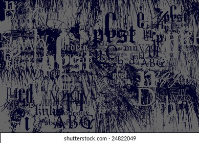 Branches and dried plants vs font arrangement as a vintage.