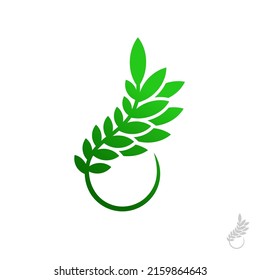 Branches floral vector logo design template. Graph symbol for your web site and apps design, logo, app, UI