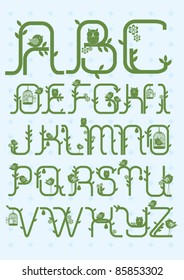 branches font