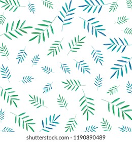 branches with leafs pattern background