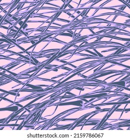 branches with leaves abstract vector seamless pattern