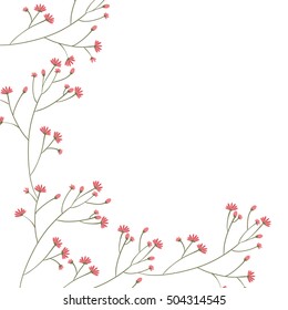 branches with leaves design