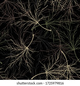 branches modern camouflage style design seamless pattern