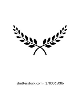 Branches of olives, symbol of victory, vector illustration