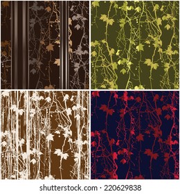 Branches pattern in a variety of colors