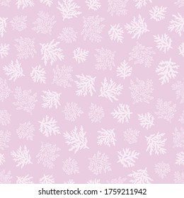 Ramifica las siluetas en el fondo rosa sin soldadura