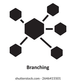 Branching Vector Icon which can easily modify or edit

