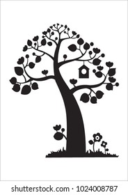 branchy tall tree
