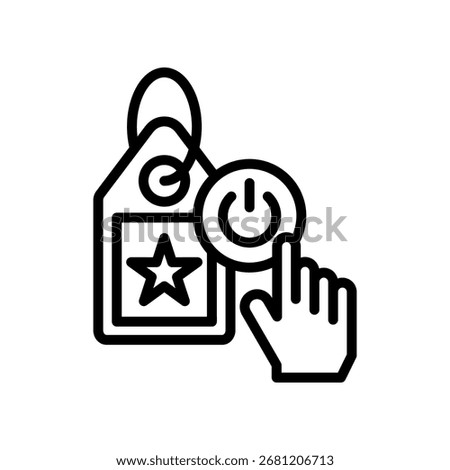 Brand Activation Icon Outline Vector Illustration