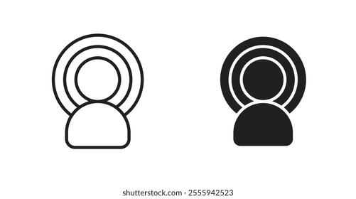 Brand awareness flat simple vector symbols illustration.