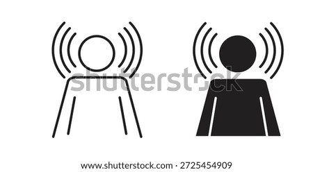 Brand awareness icon concept set. Simple icon collection